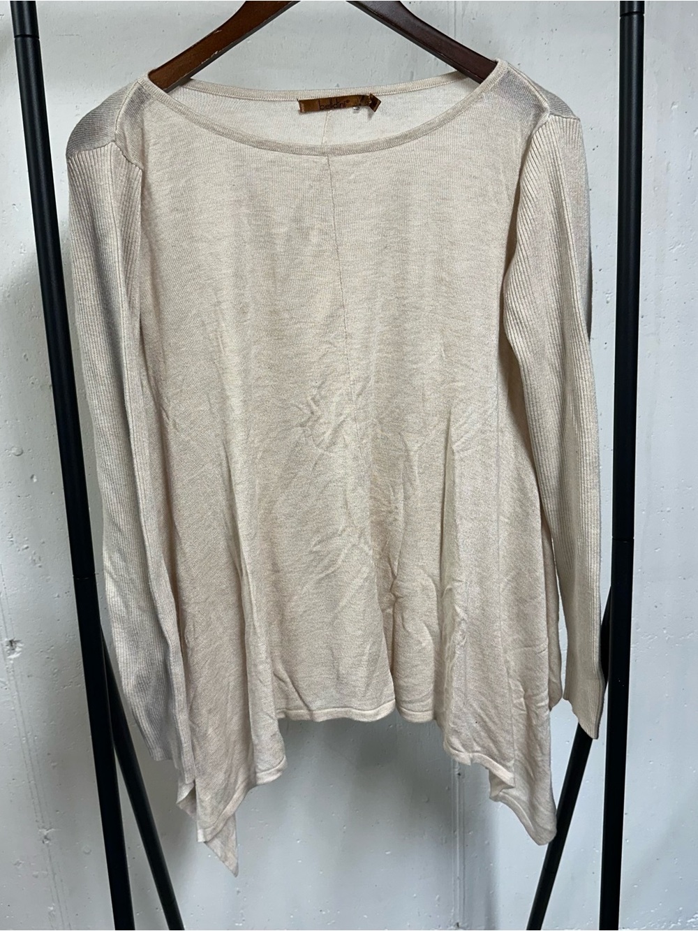 Belldini Light Beige Long Sleeve Tunic